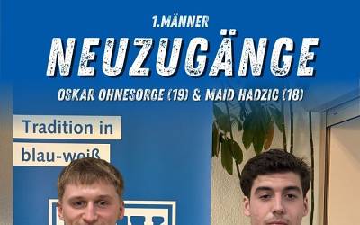 Winter-Neuzugänge 4 & 5 für den Oberligakader